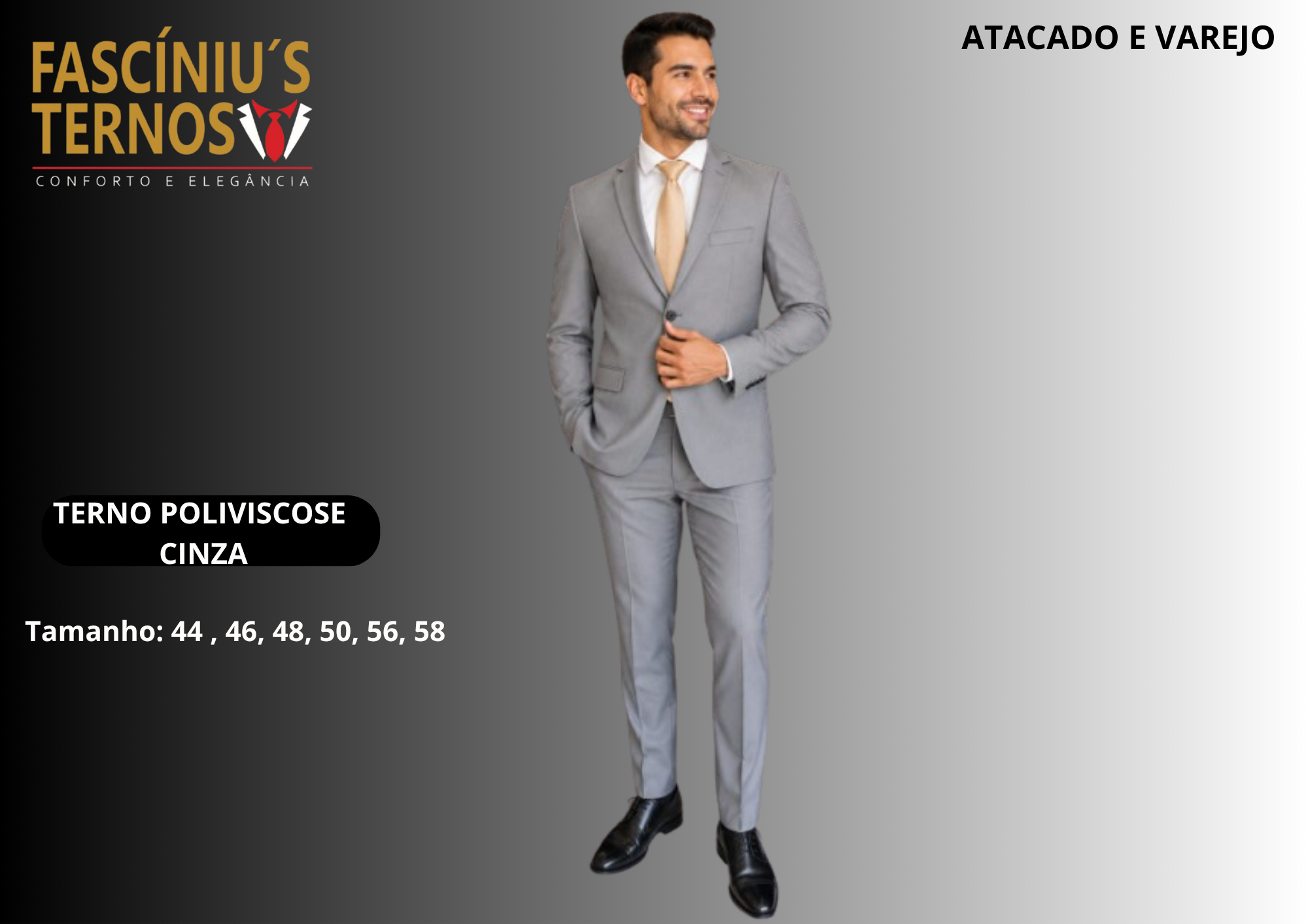 Terno Slim Poliviscose